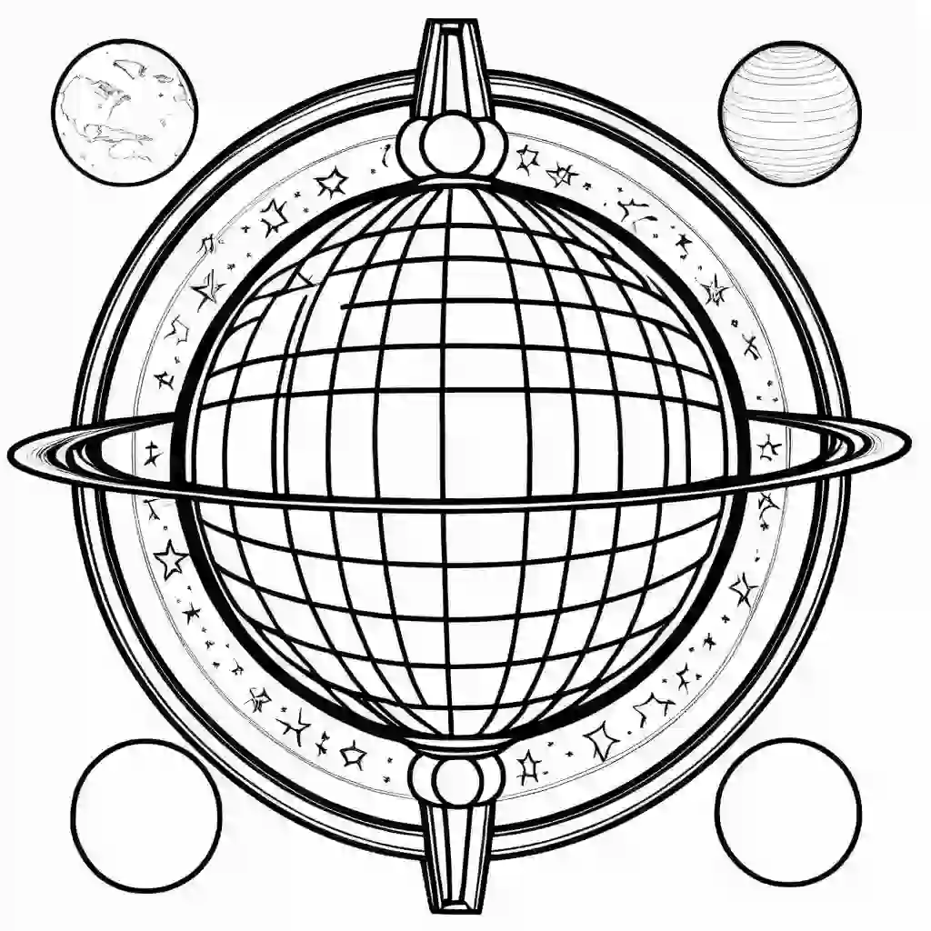 Celestial Sphere coloring pages